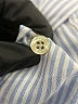 Gucci 100% Cotton Solid Blue Long Sleeve Button-Down Shirt Size 12 - photo 4