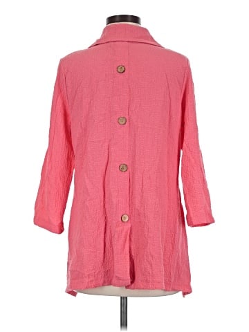 Peck & Peck 3/4 Sleeve Button-Down Shirt (view 2)