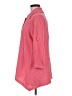 Peck & Peck Pink 3/4 Sleeve Button-Down Shirt Size M - photo 5