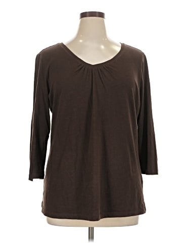 Christopher & Banks 3/4 Sleeve Top (view 1)