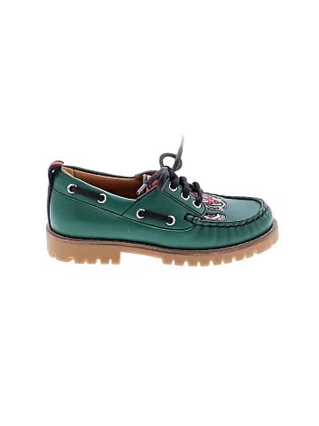 Gucci Leather Tiger Print Loafers (view 1)