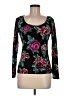 Wet Seal Black Long Sleeve Top Size M - photo 1