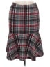 Bobeau Plaid Red Casual Skirt Size M - photo 1