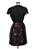 Diane von Furstenberg Floral Black Cocktail Dress Size 2 - photo 2