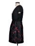 Diane von Furstenberg Floral Black Cocktail Dress Size 2 - photo 5
