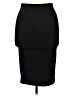 Brat Star Chevron-herringbone Black Formal Skirt Size XL - photo 1
