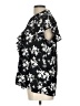 T Tahari 100% Polyester Stars Black Short Sleeve Blouse Size L (estimated) - photo 5