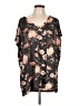 Torrid Black Short Sleeve Blouse Size 3X Plus (3) - photo 1