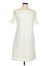 Perceptions Ivory Casual Dress Size 8 - photo 1
