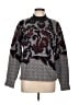 Tory Burch Paisley Gray Pullover Sweater Size L - photo 1