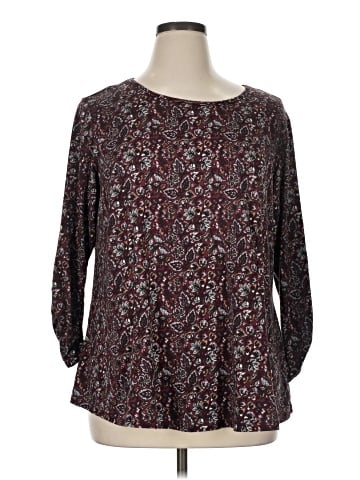 Bobeau 3/4 Sleeve T-Shirt (view 1)