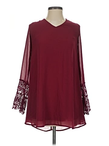 Umgee 3/4 Sleeve Blouse (view 1)