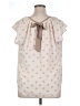 Kohl's 100% Polyester Ivory Sleeveless Blouse Size XL - photo 2