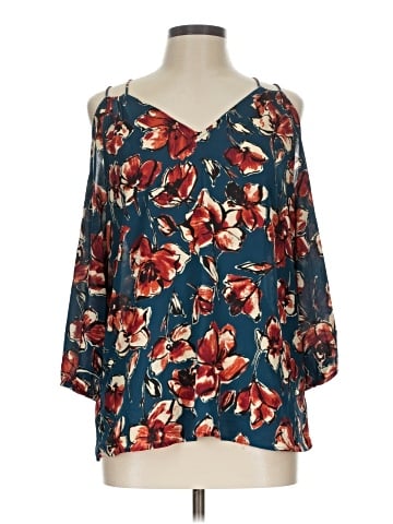 Skies Are Blue 3/4 Sleeve Blouse (view 1)