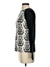 J. McLaughlin Print Black Pullover Sweater Size XS - photo 5