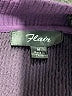 Flair 100% Polyester Purple Cardigan Size M - photo 7