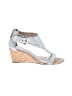 Donald J Pliner Silver Wedges Size 8 1/2 - photo 1