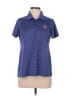 Antigua 100% Polyester Blue Short Sleeve Polo Size M - photo 1