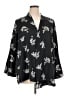 Ellos 100% Polyester Black Kimono Size 14 - photo 1