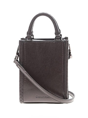 Calvin Klein Leather Satchel (view 1)