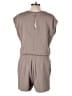 Banana Republic Solid Gray Romper Size L - photo 2