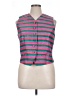 Doncaster Collection 100% Silk Green Vest Size 14 - photo 1