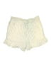 Dex 100% Rayon Stripes Ivory Shorts Size M - photo 2