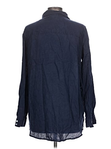 Sigrid Olsen Long Sleeve Button-Down Shirt (view 2)