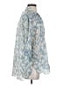 Zara Blue 3/4 Sleeve Button-Down Shirt Size S - photo 4