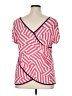 Soma Pink Short Sleeve Blouse Size XL - photo 2