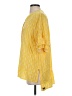 Matilda Jane 100% Rayon Yellow 3/4 Sleeve Blouse Size S - photo 5