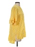 Matilda Jane 100% Rayon Yellow 3/4 Sleeve Blouse Size S - photo 4