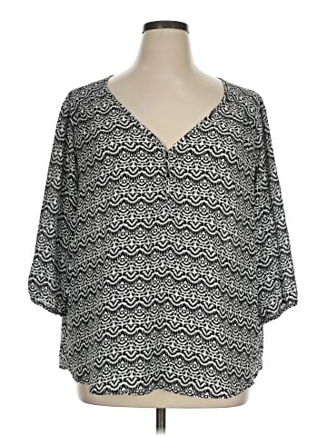 Living Doll 3/4 Sleeve Blouse (view 1)