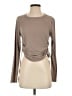 JoyLab Brown Long Sleeve T-Shirt Size XS - photo 1