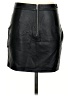 Zara Basic Black Faux Leather Skirt Size S - photo 2