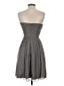 J.Crew 100% Silk Gray Cocktail Dress Size 6 - photo 2