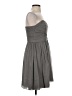 J.Crew 100% Silk Gray Cocktail Dress Size 6 - photo 4
