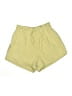 North End Solid Yellow Shorts Size M - photo 1
