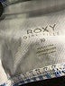 Roxy Checkered-gingham Blue Swimsuit Top Size 10 - photo 3