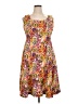 Nine West Floral Yellow Casual Dress Size 14 - photo 1