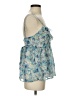 Kirra 100% Polyester Blue Sleeveless Blouse Size S - photo 4