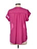 Olive and Oak 100% Polyester Pink Short Sleeve Blouse Size M - photo 2