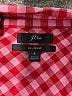J.Crew Checkered-gingham Red Long Sleeve Button-Down Shirt Size 4 - photo 7