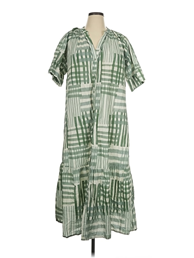 Pre-owned Beau & Ro Casual Dress In Green