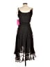 Betsey Johnson 100% Polyester Polka Dots Black Cocktail Dress Size 4 - photo 2