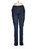 Eva Longoria Solid Blue Jeans Size 6 - photo 1