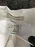 L.L.Bean 100% Cotton Solid Ivory Long Sleeve Button-Down Shirt Size XL - photo 7