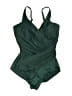 Miraclesuit Solid Green One Piece Swimsuit Size 10 - photo 1