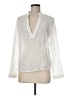 Lulus 100% Cotton Ivory Long Sleeve Blouse Size M - photo 1