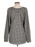 Motherhood 100% Polyester Gray 3/4 Sleeve Blouse Size Lg Maternity - photo 2